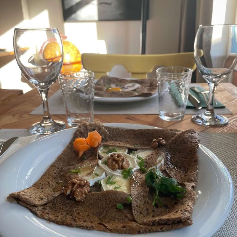 galette chèvre miel esprit libre villeneuve