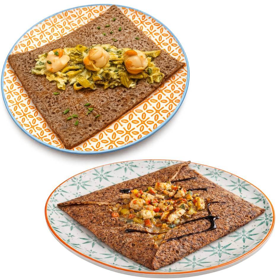 galettes saint jacques et poulet crêperie esprit libre